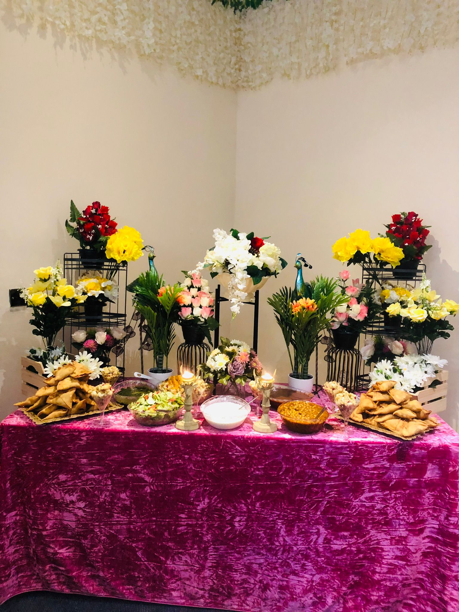 Elegant fruit table decor for events in Birmingham