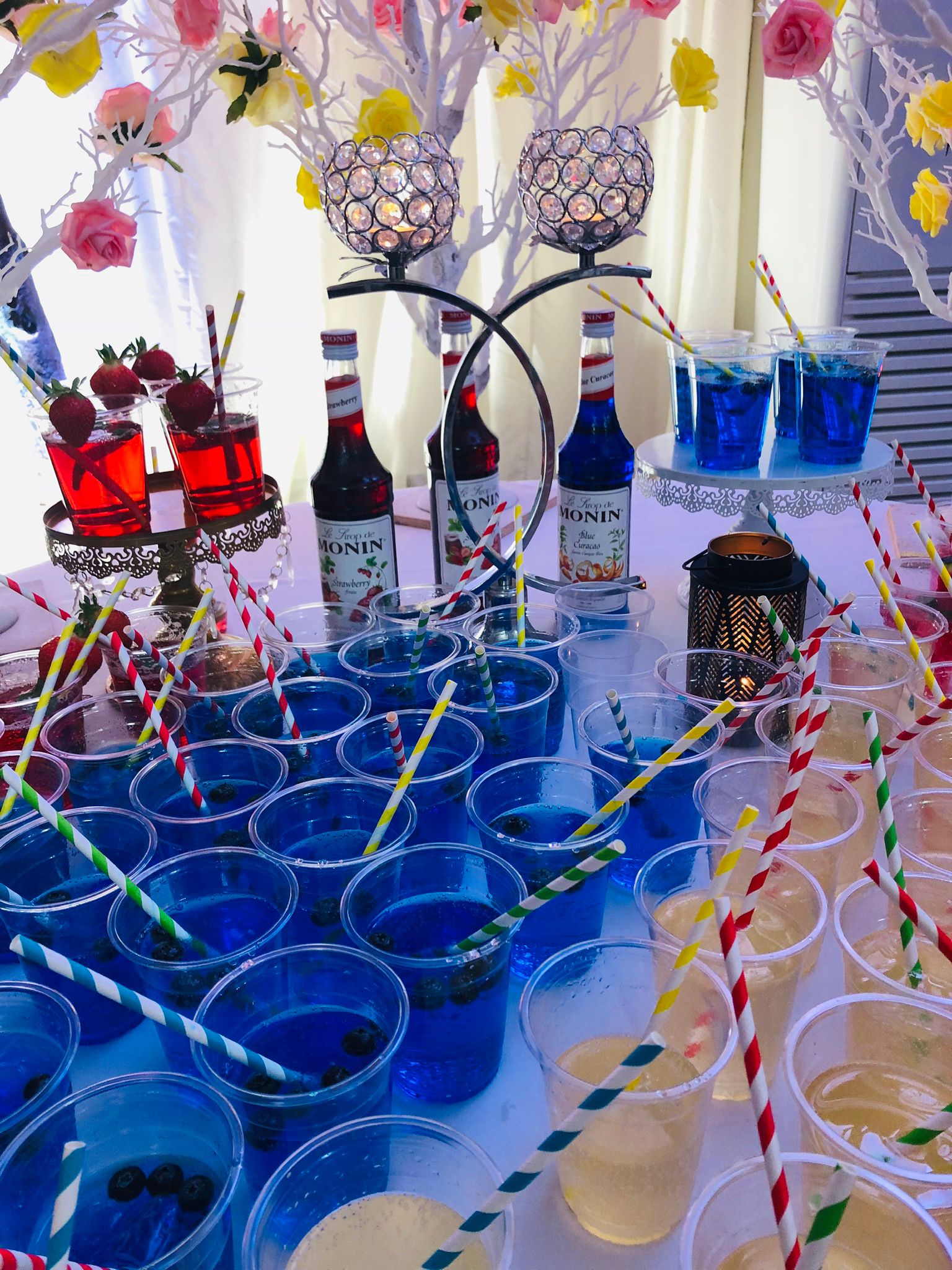 Elegant fruit table decor for events in Birmingham